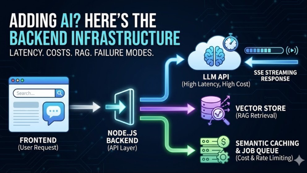 Adding AI to Your Existing Product? Here's the Backend Infrastructure Nobody Talks About.